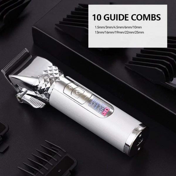 Clippers & Trimmers Professional Hair Clipper Men Cordless Rechargeable Trimmer Barber Grooming Kit