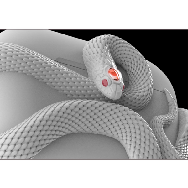 Creative Horrible Snake Wireless Earphone Case For Airpods Pro Halloween Cover Earbud Cases