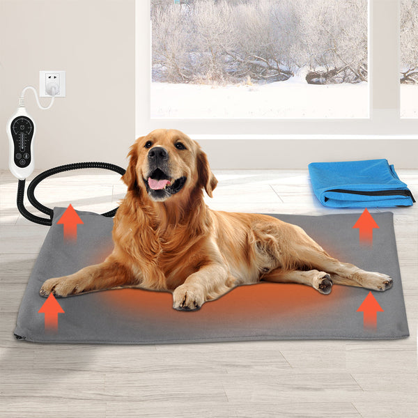 Pawz Electric Dog Bed Heated Pet Pad Large Pet Beds