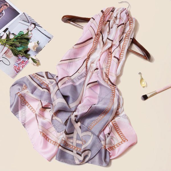 Colourful Shawl Travel Silk Scarf Women's Accessories Scarves & Wraps