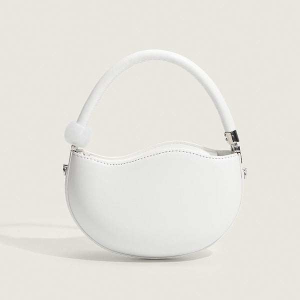 Womens Fashion Niche Handheld Single Shoulder Crossbody Bag Pu Material Cute Women's Bags & Handbags