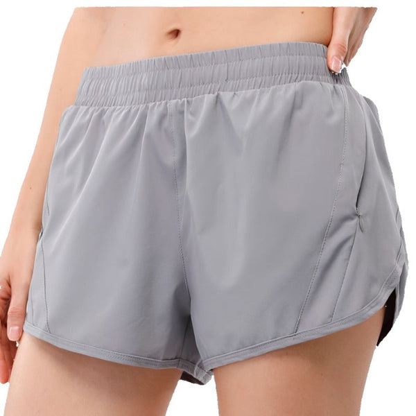 Summer Sports Shorts With Zipper Pockets Breathable Loose Outdoor Running Pants For Women Activewear Shorts