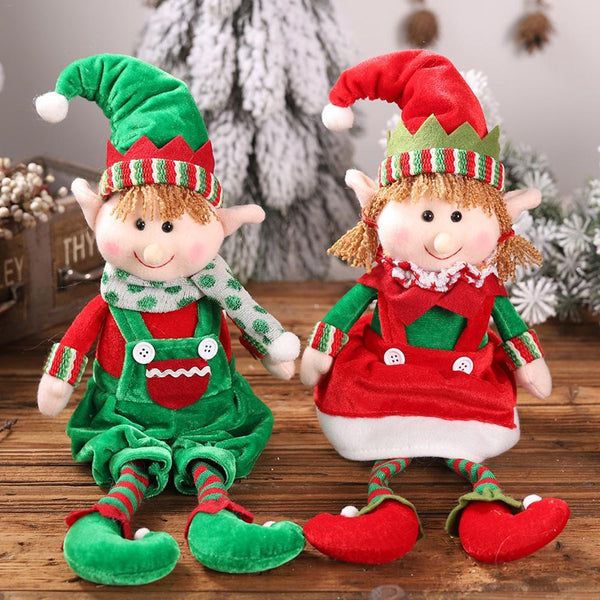 48Cm Cute Christmas Elf Soft Toy Decoration