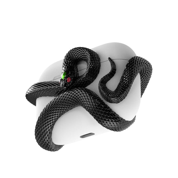 Creative Horrible Snake Wireless Earphone Case For Airpods Pro Halloween Cover Earbud Cases