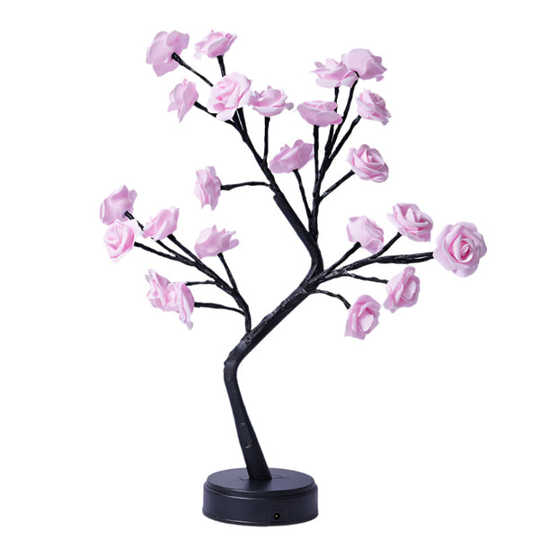 Table Lamp Flower Tree Rose Usb Operated Night Light For Home Wedding Decoration Night Lights