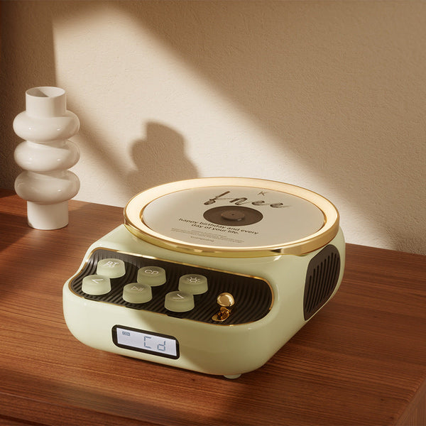 Retro Bluetooth Ambience Light Cd Player Portable Desktop Outdoor Use Audio Docks & Mini Speakers
