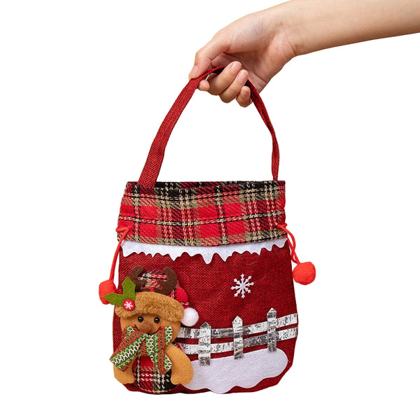 Christmas Apple Bag Snowman Gift Gift Bags
