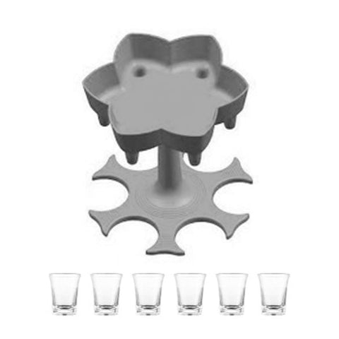 Drink Dispenser Shot Glass Holder Bar Tools Party Supplies Dispensers