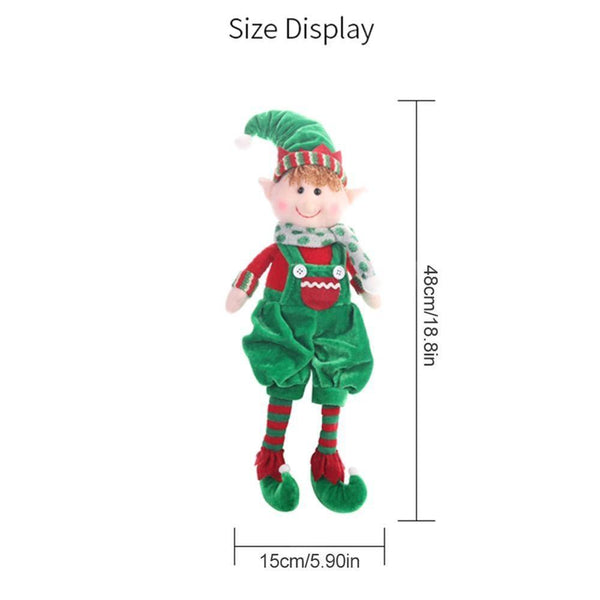 48Cm Cute Christmas Elf Soft Toy Decoration Seasonal Decorations