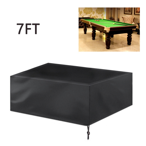 7Ft Outdoor Pool Snooker Billiard Table Cover Polyester Waterproof Dust Cap