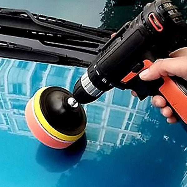 Sponges Scourers 7Pcs / Set Car Foam Polishing Buffing Waxing Pads Kit Cleaning Sponges & Scourers