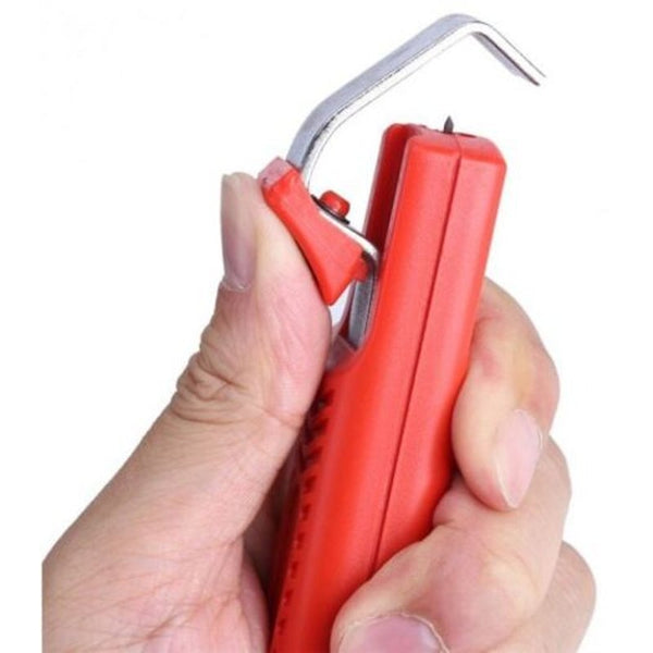 8 28Mm Wire Stripper Stripping Cutter Plier Crimping Tool For Pvc Rubber Cable Red Hand Crimpers & Strippers