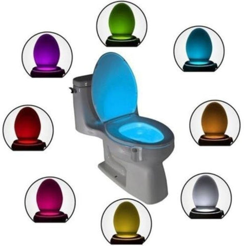 8 Colors Led Toilet Light White