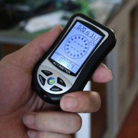 8 In 1 Digital Altimeter Black Other Test Meters & Detectors