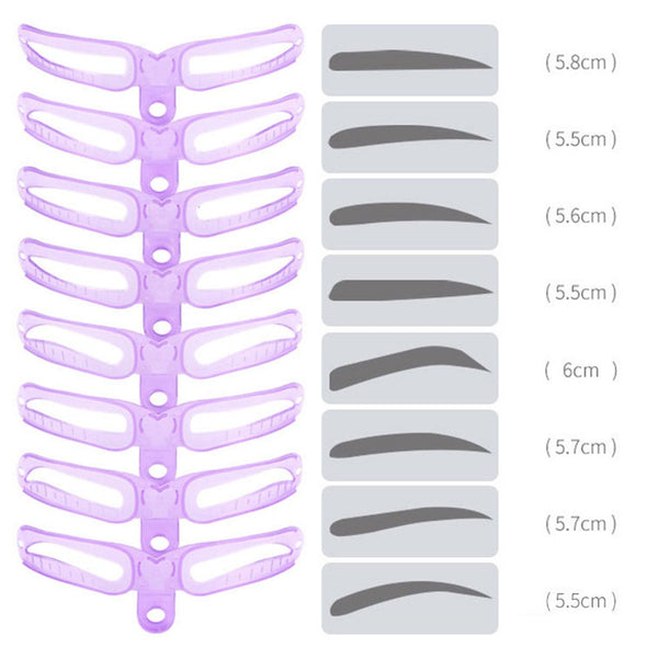Eyebrow Liner & Definition 8 Inch 1 Eyebrow Templates Stencils Diy Grooming Shaping