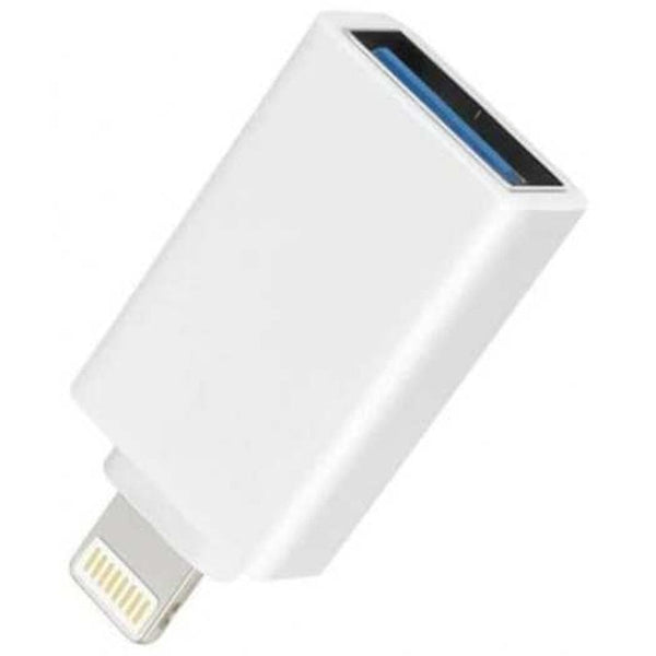 8 Pin Male To Female Usb 3.0 Adapter For Iphone White Cables & Adapters