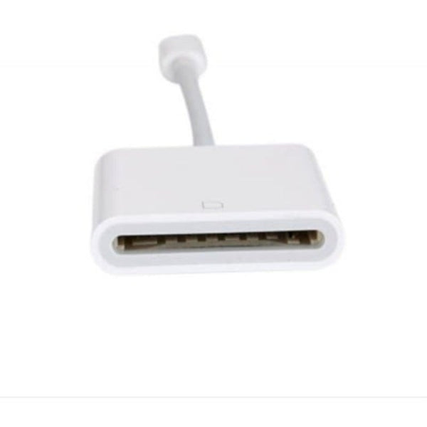 8 Pin To Camera Sd Card Reader Adapter Cable For Iphone / X Ipad White Cables & Adapters