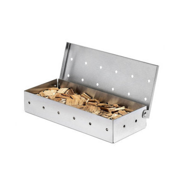 8.8 Inch Stainless Steel Wood Chips Box Outdoor Camping Traveling Bbq Accessories