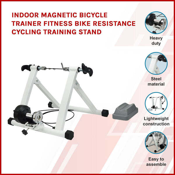 Indoor Magnetic Bicycle Trainer Fitness Bike Resistance Cycling Training Stand Exercise Bikes