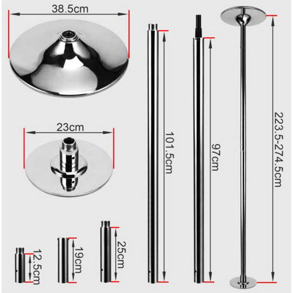 Randy & Travis Machinery Dance Pole Dancing Spinning Home Gym Fitness Dance Poles & Accessories