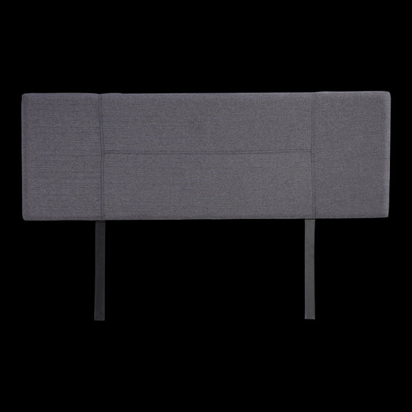 Linen Fabric Queen Bed Headboard Bedhead Grey Headboards & Footboards