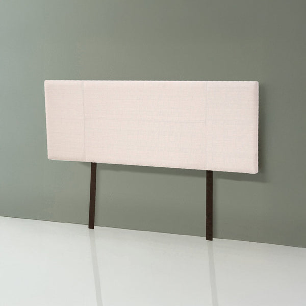 Linen Fabric Queen Bed Headboard Bedhead Beige Headboards & Footboards