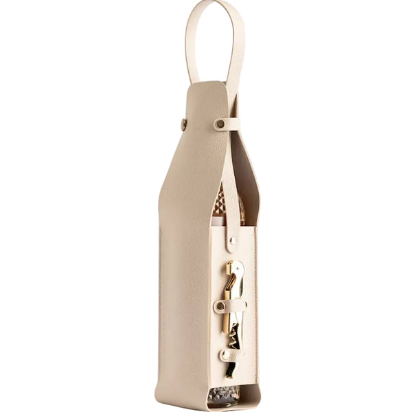 Wine Tote Bag With Leather And Champagne Storage Portable Carry For Picnics Food Storage Bags