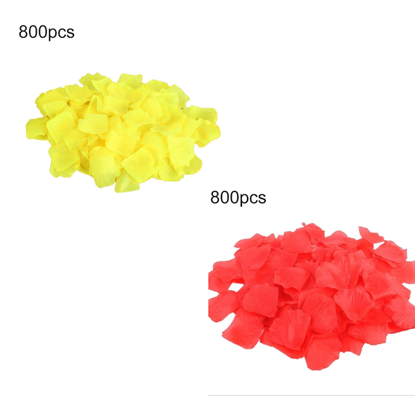 800Pcs Artificial Silk Rose Flower Petals Wedding Party Ceremony Table Decor Flowers Petals & Garlands