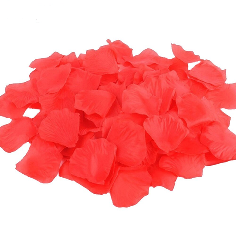800Pcs Artificial Silk Rose Flower Petals Wedding Party Ceremony Table Decor Flowers Petals & Garlands