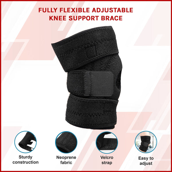 Fully Flexible Adjustable Knee Support Brace Orthotics Braces & Sleeves