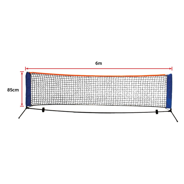 6 Meters Foldable Mini Tennis Net & Post Set Tennis Nets