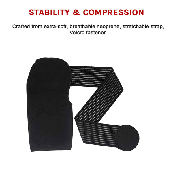 Shoulder Support Brace Strap Compression Bandage Wrap Orthotics Braces & Sleeves