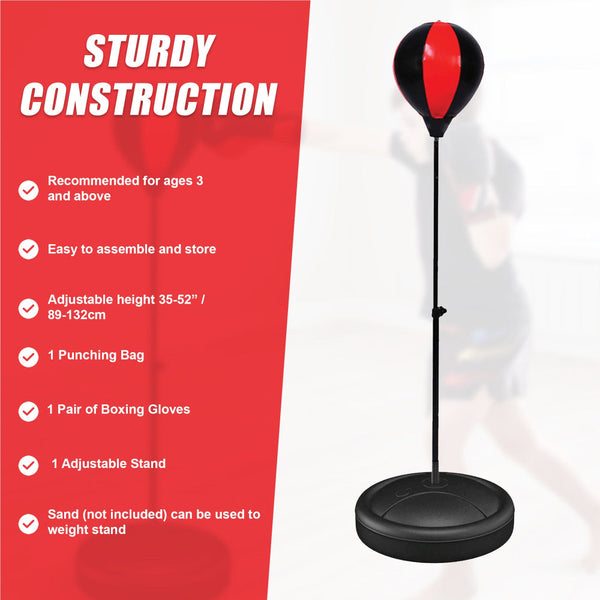 Randy & Travis Machinery Children Punching Boxing Bag Set Punching Bags