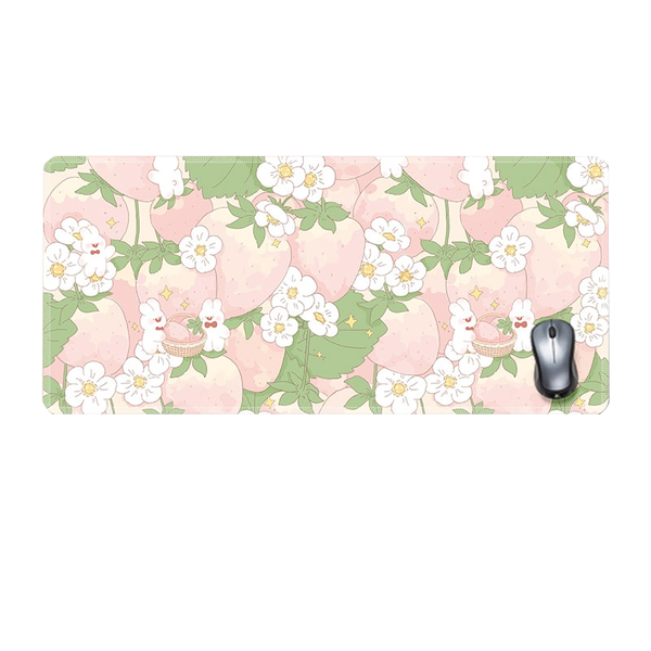 Floral Large Mousepad Kawaii Desk Pad Home Office Mouse Pads & Wrist Rests