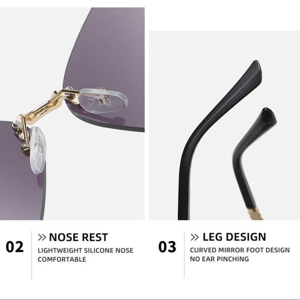 Fashionable And Personalized Exaggerated For Women Accessories Sunglasses