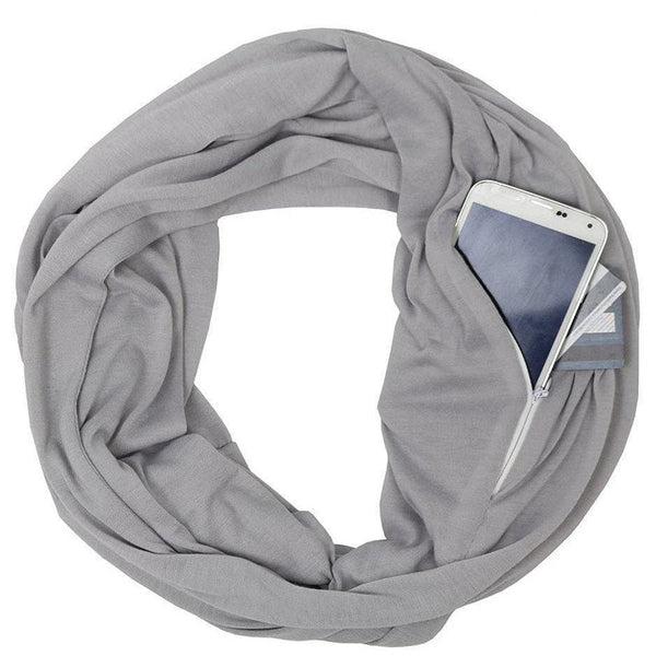 Solid Colour Pocket Scarf Women's Accessories Scarves & Wraps