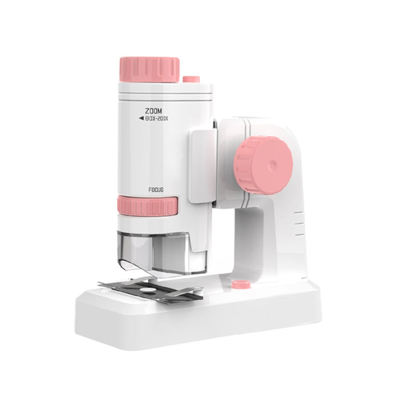 80X200x Magnifying Mini Microscope With Base Kids Science Toy Educational Educational Toys