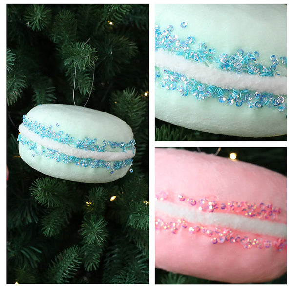 Marble Cake Pendant Christmas Tree Diy Decoration Ornament Window Hanging Seasonal Decorations