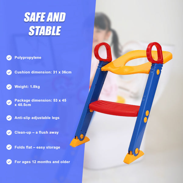Kids Toilet Ladder Little One Potty Training Seat Toilet Training