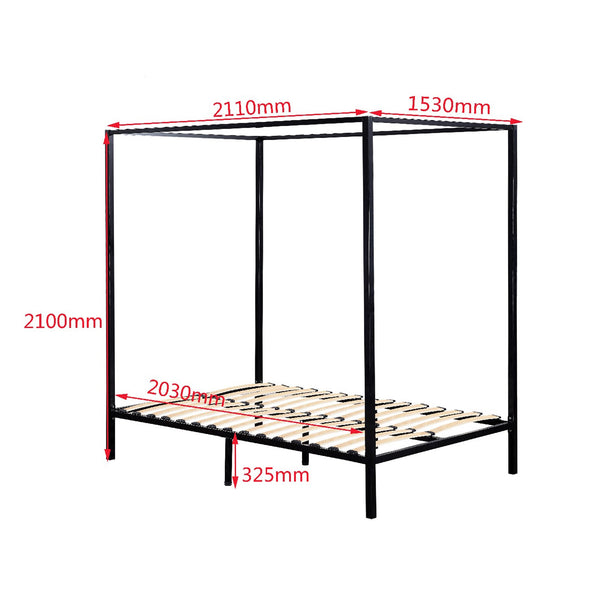4 Four Poster Queen Bed Frame Queen Bed Frames