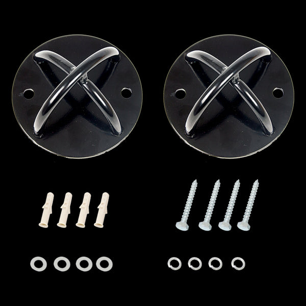 Pair Of Wall Cross Anchor Mounts Screws & Bolts