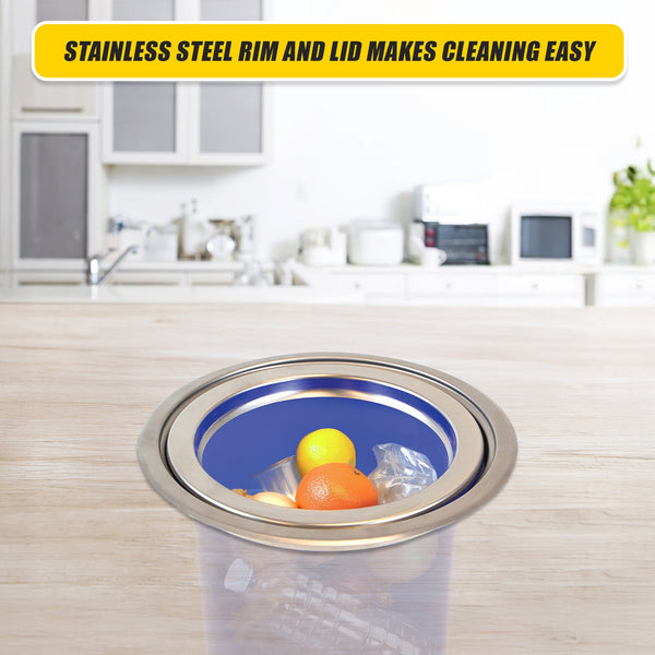 8L Concealed Benchtop Bin Rubbish Bins