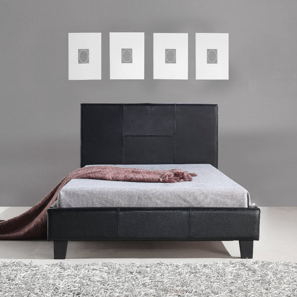 King Single Pu Leather Bed Frame Black King Single Bed Frames