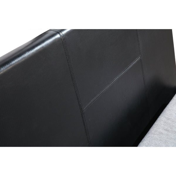 King Single Pu Leather Bed Frame Black King Single Bed Frames