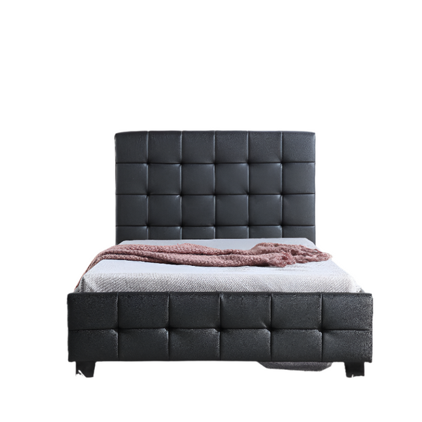 King Single Pu Leather Deluxe Bed Frame Black King Bed Frames