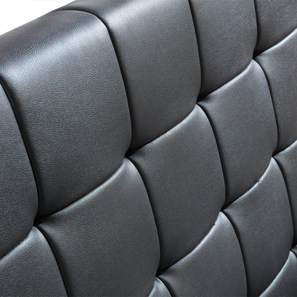 King Single Pu Leather Deluxe Bed Frame Black King Bed Frames