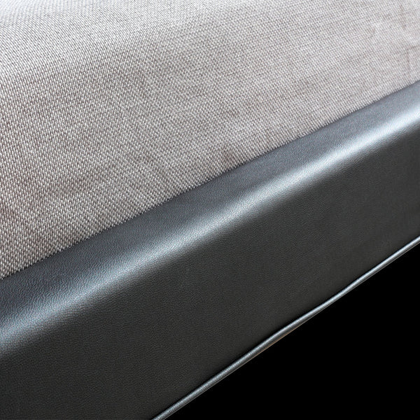 Double Pu Leather Deluxe Bed Frame Black Double Bed Frames