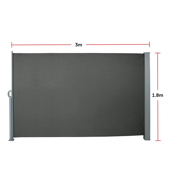 1.8X3m Retractable Side Awning Shade Awning & Canopy Parts