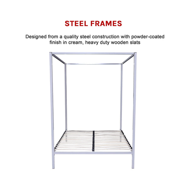 4 Four Poster Queen Bed Frame Queen Bed Frames