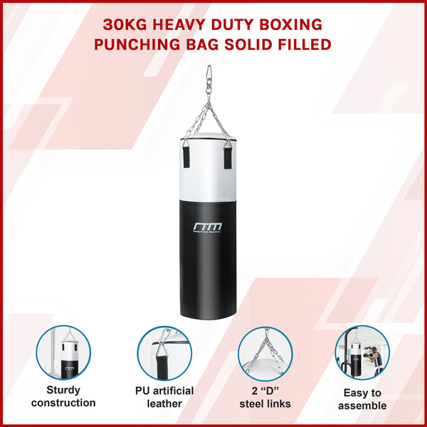 30Kg Heavy Duty Boxing Punching Bag Solid Filled Punching Bags